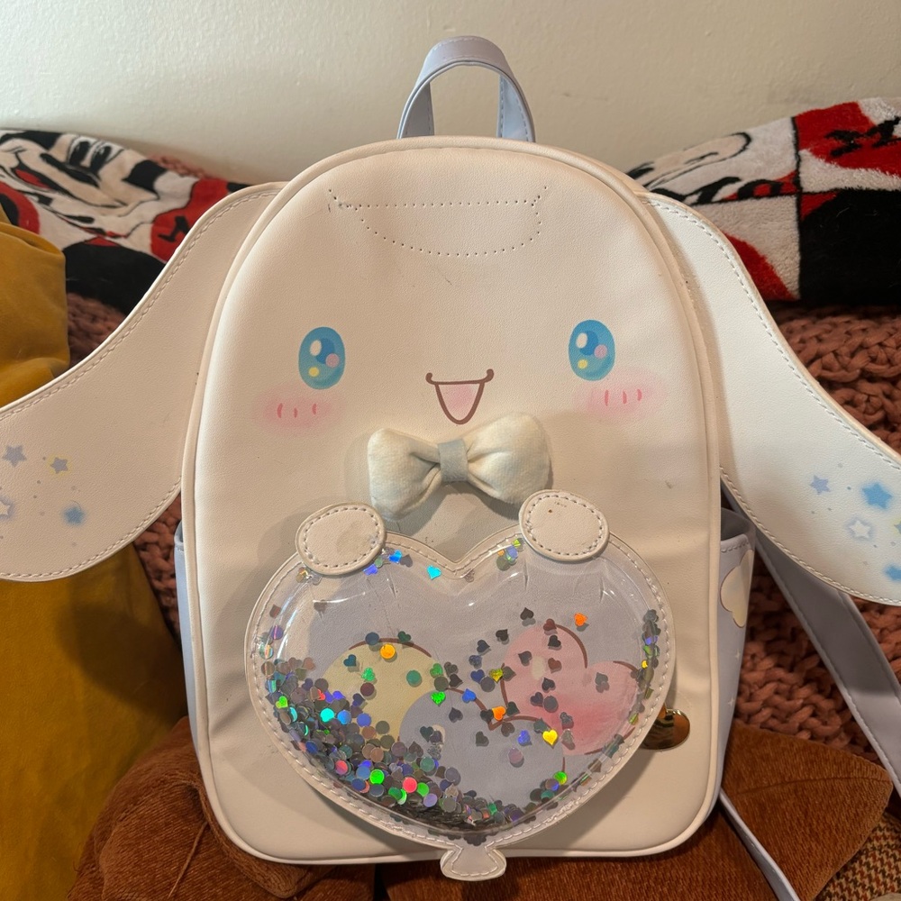 Her Universe Cinnamoroll Balloon Heart Hat Mini Backpack (NO HAT)